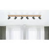 STRAHLER - Graphitfarben/Schwarz, Natur, Holz/Metall (115/6/12cm) - Globo