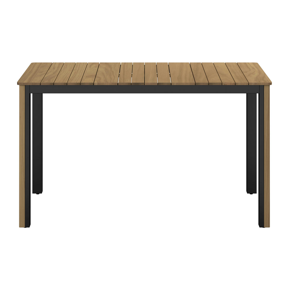 GARTENTISCH  - Teakfarben, MODERN, Holz/Metall (120/70/68cm) - Ambia Garden