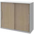SCHIEBETÜRENSCHRANK in Eichefarben, Hellgrau - Eichefarben/Hellgrau, Design, Holzwerkstoff/Metall (120/111,7/43cm) SCHIEBETÜRENSCHRANK in Eichefarben, Hellgrau - Eichefarben/Hellgrau, Design, Holzwerkstoff/Metall (120/111,7/43cm)