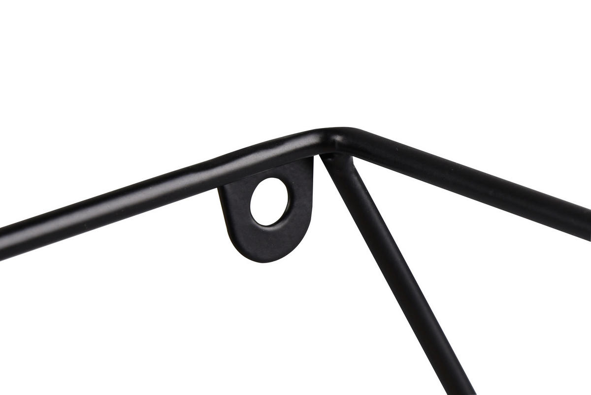 WANDREGALSET  - Schwarz/Naturfarben, Trend, Holz/Metall - Boxxx