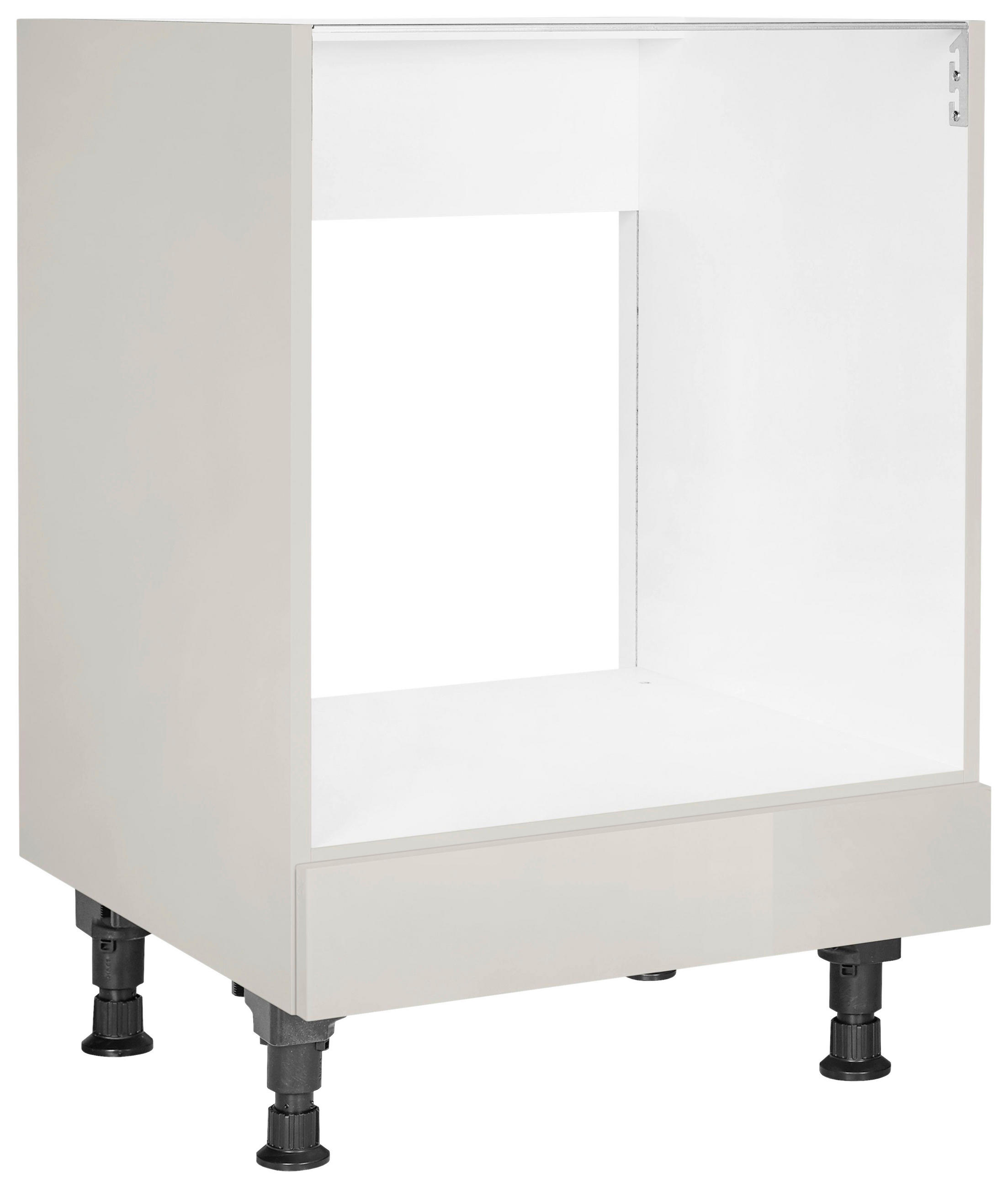 HERDUMBAUSCHRANK 60/87/56 cm in Hellgrau - Hellgrau, MODERN, Holzwerkstoff (60/87/56cm) - Nobilia