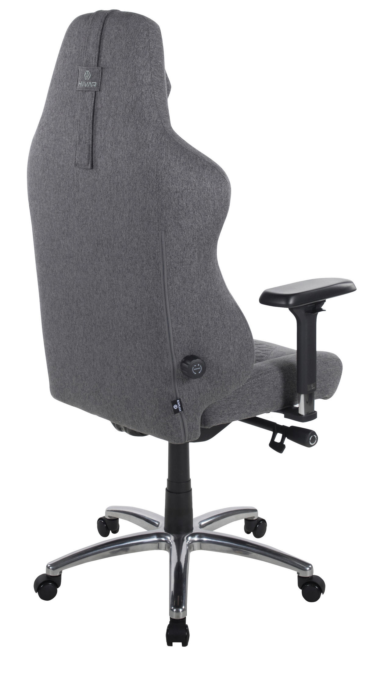 ORBICAL XL Nebulon Silver Silberfarben, Anthrazit, Grau Metall, Textil   - Anthrazit/Silberfarben, LIFESTYLE, Textil/Metall (81/147/72cm) - HIVAR