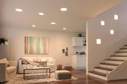 LED-PANEEL 18,5/18,5 cm   - Weiß, Design, Kunststoff (18,5/18,5cm) - Paulmann