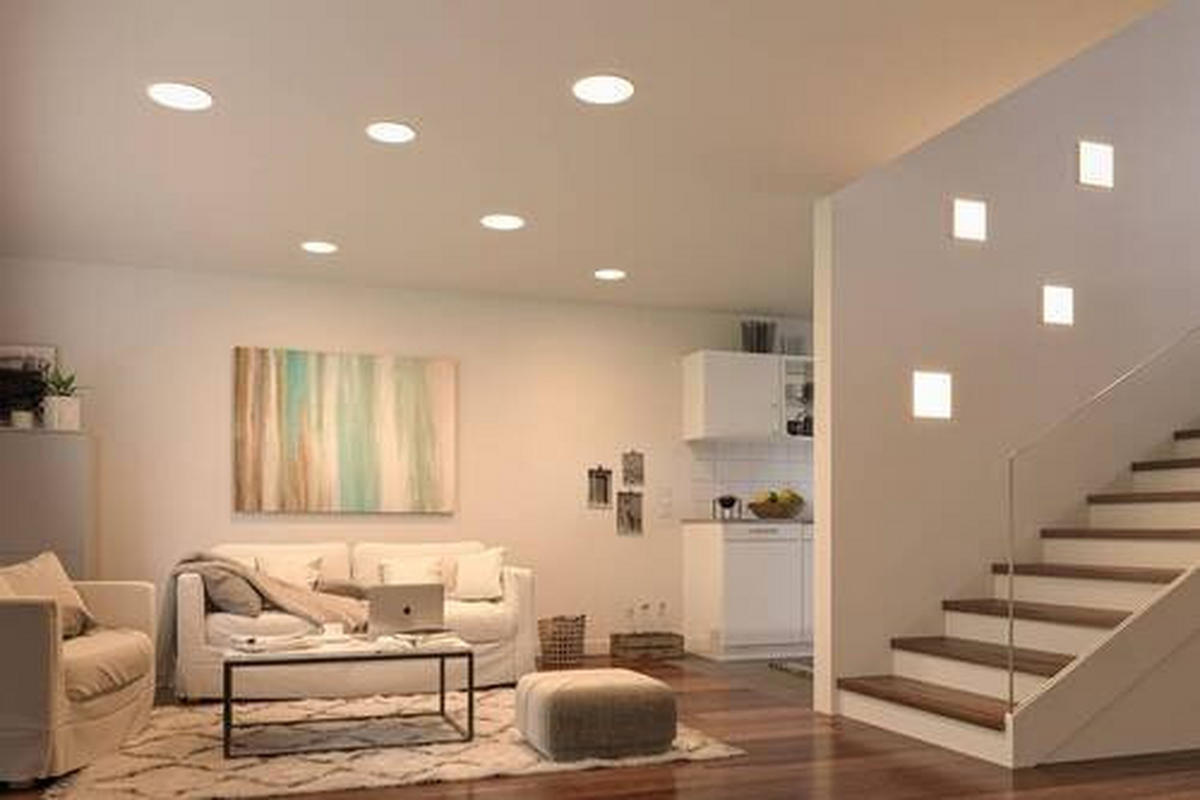 LED-PANEEL 18,5/18,5 cm   - Weiß, Design, Kunststoff (18,5/18,5cm) - Paulmann