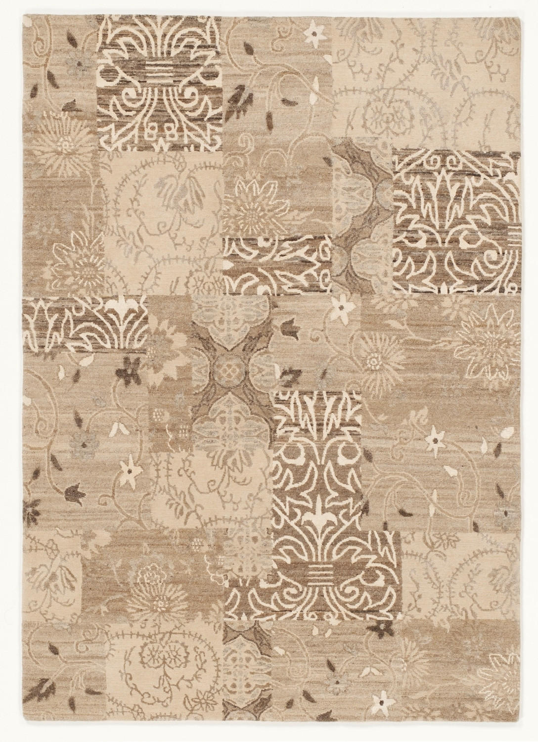 Wollteppich 170/240 cm Emporium Naturfarben, Beige  - Beige/Naturfarben, Basics, Textil (170/240cm) - Cazaris