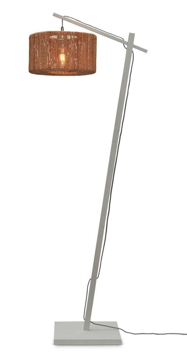 STEHLEUCHTE 57/31/150 cm    - Naturfarben/Weiß, Trend (57/31/150cm) - Good & Mojo