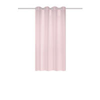 ÖSENVORHANG blickdicht  - Rosa, Basics, Textil (135/175cm)