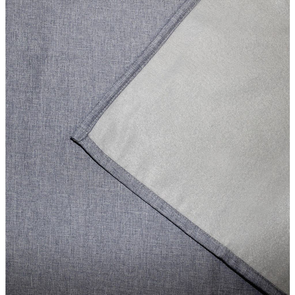 Thumbnail - Xxxl Thermovorhang Eskimo, Blau, Textil, Uni, 135x245 cm, Lärmschutz, Wärmeschutz, mit Kombiband, Wohntextilien, Gardine...