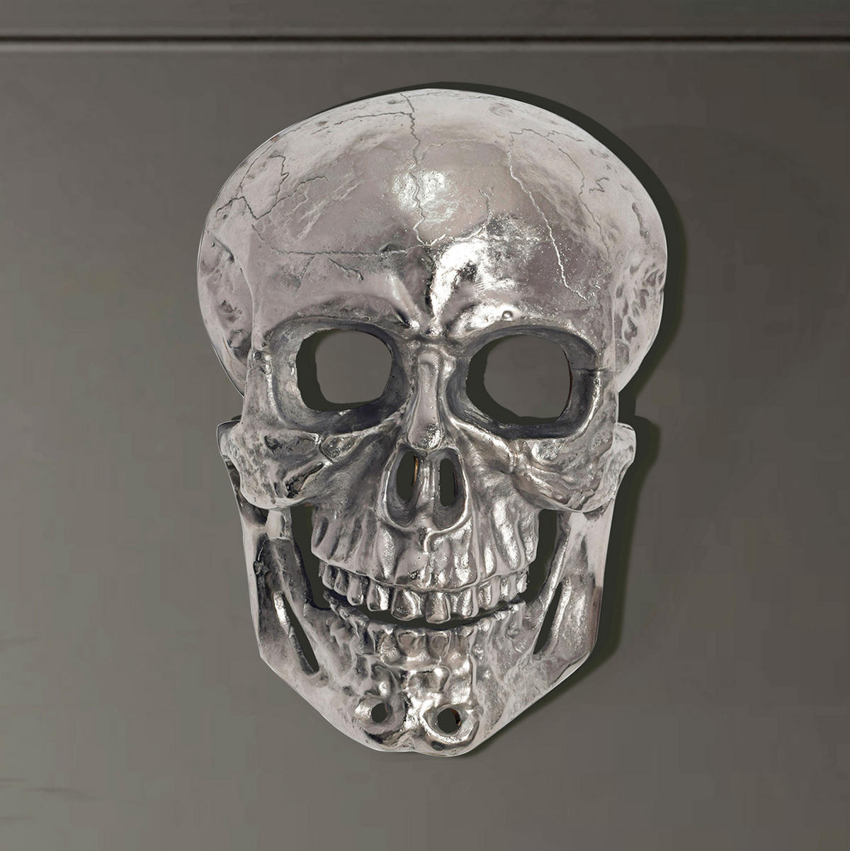 WANDDEKO  - Silberfarben, Design, Metall (30/41/15,5cm) - Livetastic