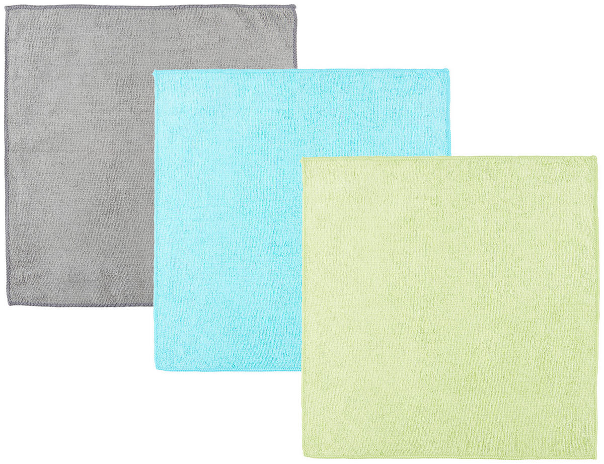 MIKROFASERTUCH - Türkis/Anthrazit, Konventionell, Textil (35/35cm) - Boxxx