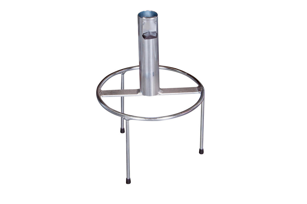 SONNENSCHIRMSTÄNDER Silberfarben  - Silberfarben, Basics, Metall (25/20cm) - Doppler