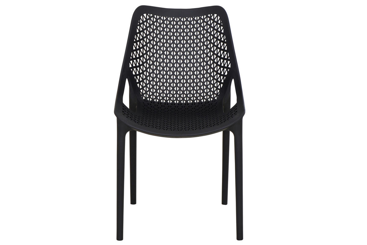 GARTENGARNITUR 3-teilig  - Anthrazit, Basics, Holzwerkstoff/Kunststoff (80/81/80cm) - Siena Garden