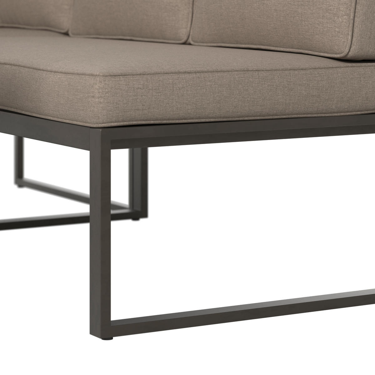VRTNA GARNITURA   metal, plastika  bež    - bež, Moderno, metal/plastika (176/182cm) - Ambia Garden