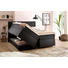 BOXSPRINGBETT 180/200 cm in Anthrazit - Edelstahlfarben/Anthrazit, Design, Textil/Metall (180/200cm) - Novel BOXSPRINGBETT 180/200 cm in Anthrazit - Edelstahlfarben/Anthrazit, Design, Textil/Metall (180/200cm) - Novel