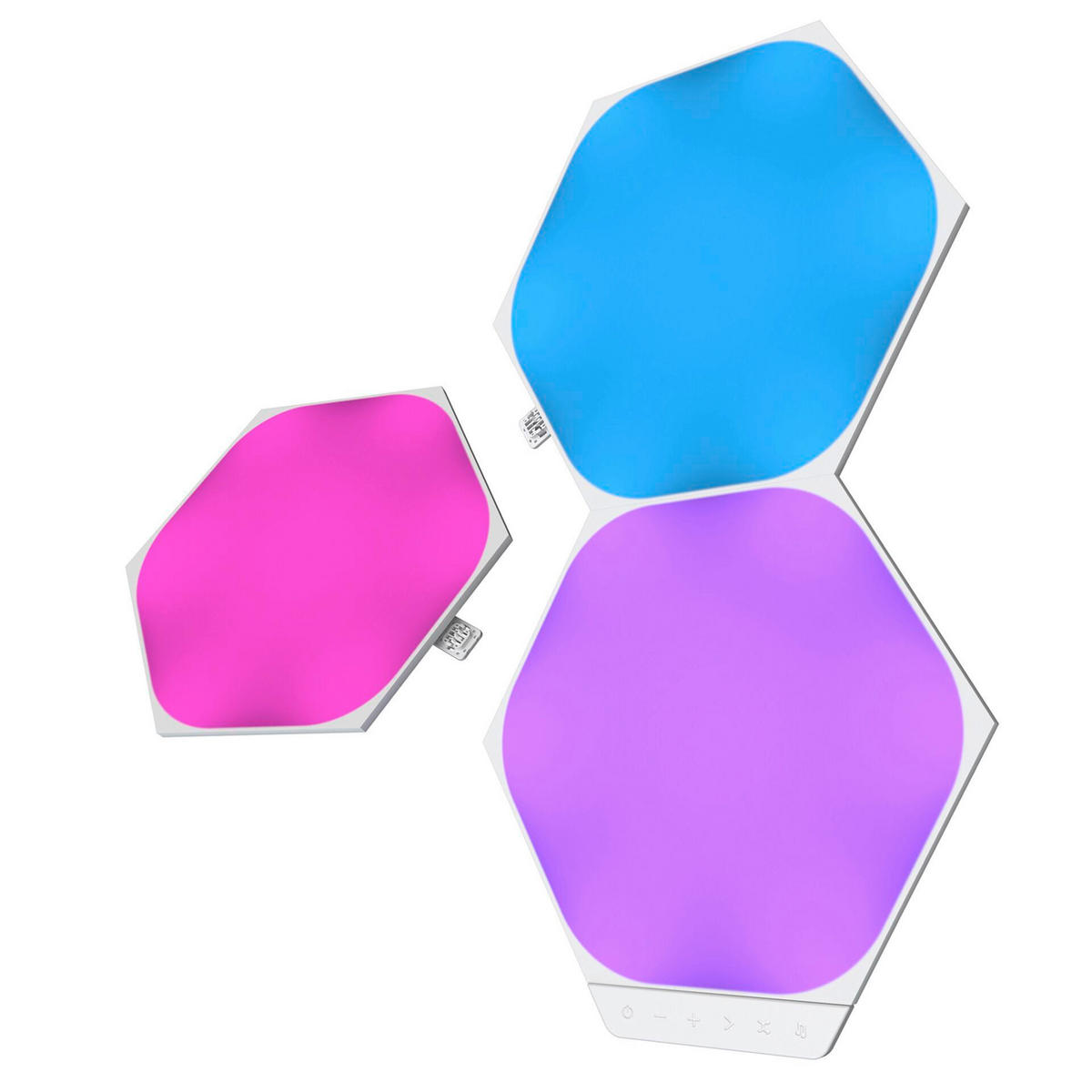 NANOLEAF HEXAGONS 3ER Erweiterungsset 23/0,6/20 cm   - Weiß, Basics, Kunststoff (23/0,6/20cm)
