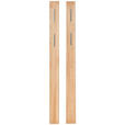 GARDEROBENPANEEL 2 Stück  in 13/160/2 cm  - Buchefarben, KONVENTIONELL, Holz (13/160/2cm) - Linea Natura