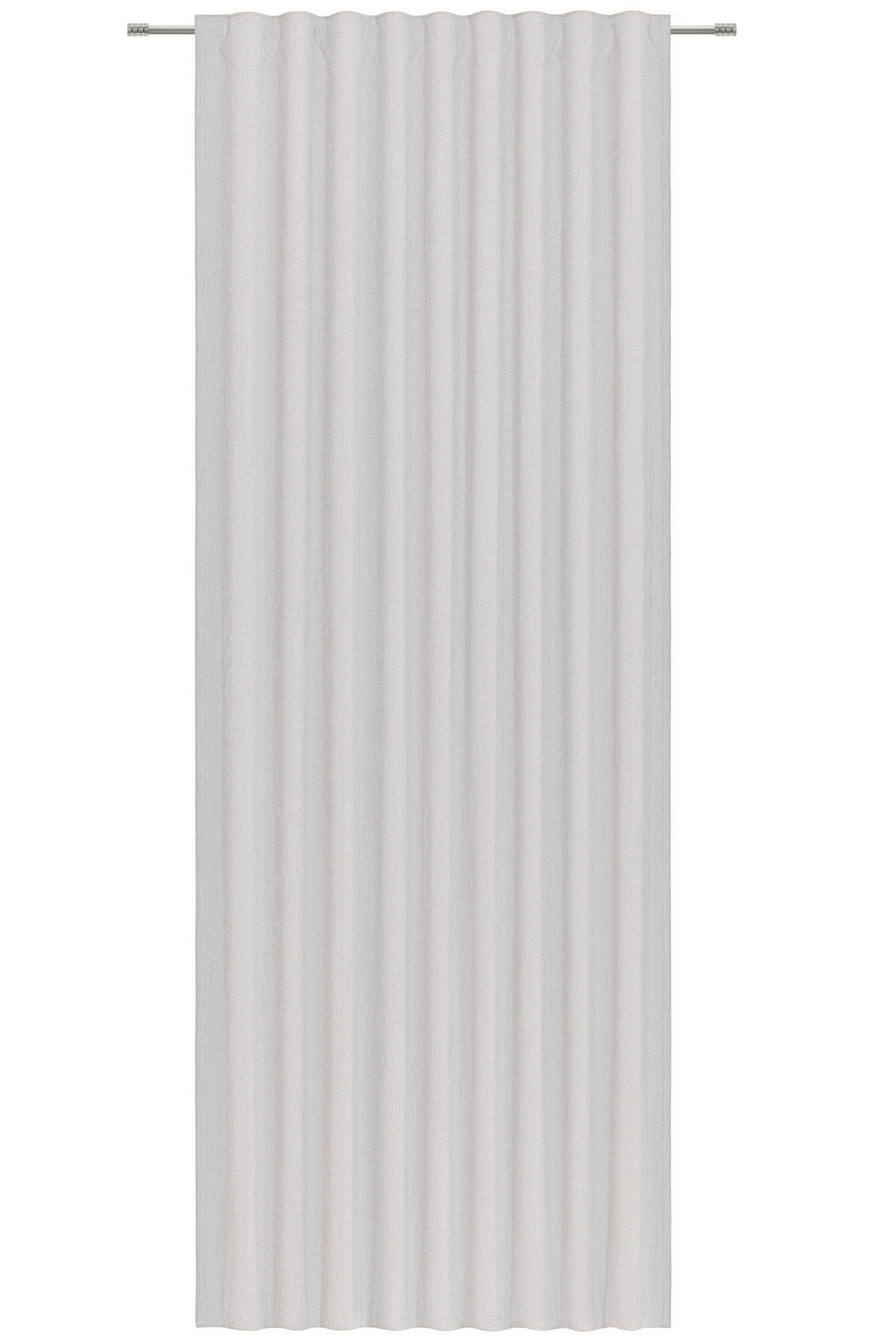 HOTOVÝ ZÁVĚS, neprůsvitné, 140/260 cm - světle šedá, Design, textil (140/260cm) - Dieter Knoll