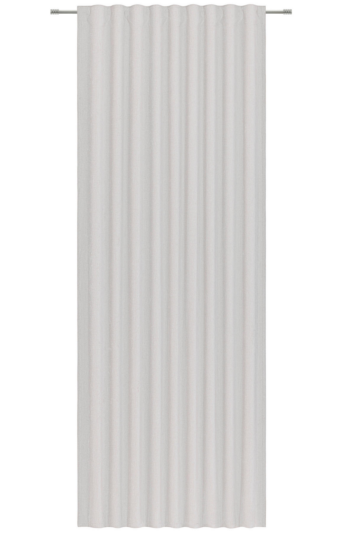 HOTOVÝ ZÁVĚS, neprůsvitné, 140/260 cm - světle šedá, Design, textil (140/260cm) - Dieter Knoll