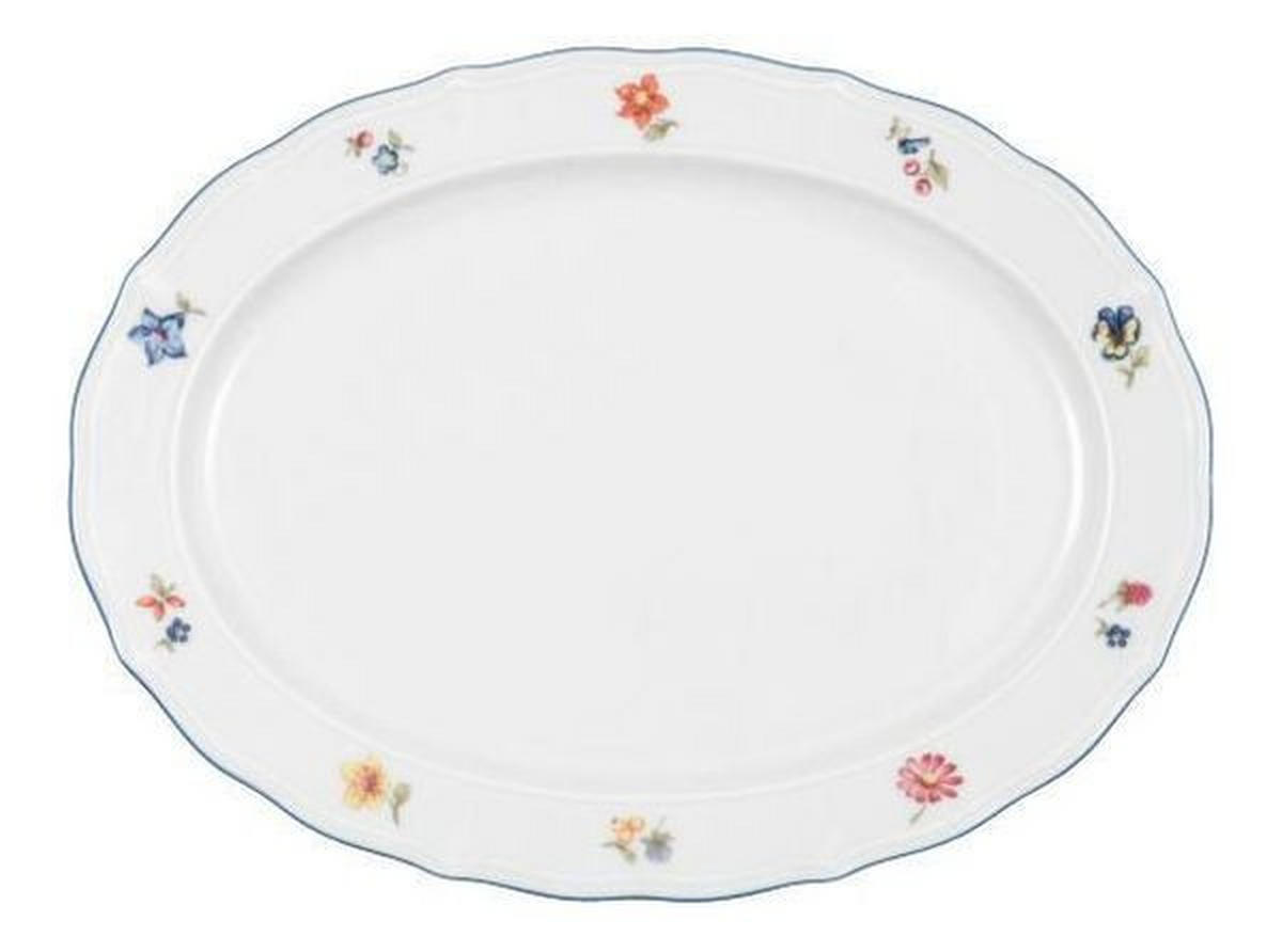 PLATTE Nostalgie 23/31 cm  - Multicolor/Weiß, Basics, Keramik (23/31cm) - Seltmann Weiden