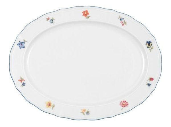Seltmann Weiden Platte Nostalgie Mehrfarbig, Weiß 23x31 cm