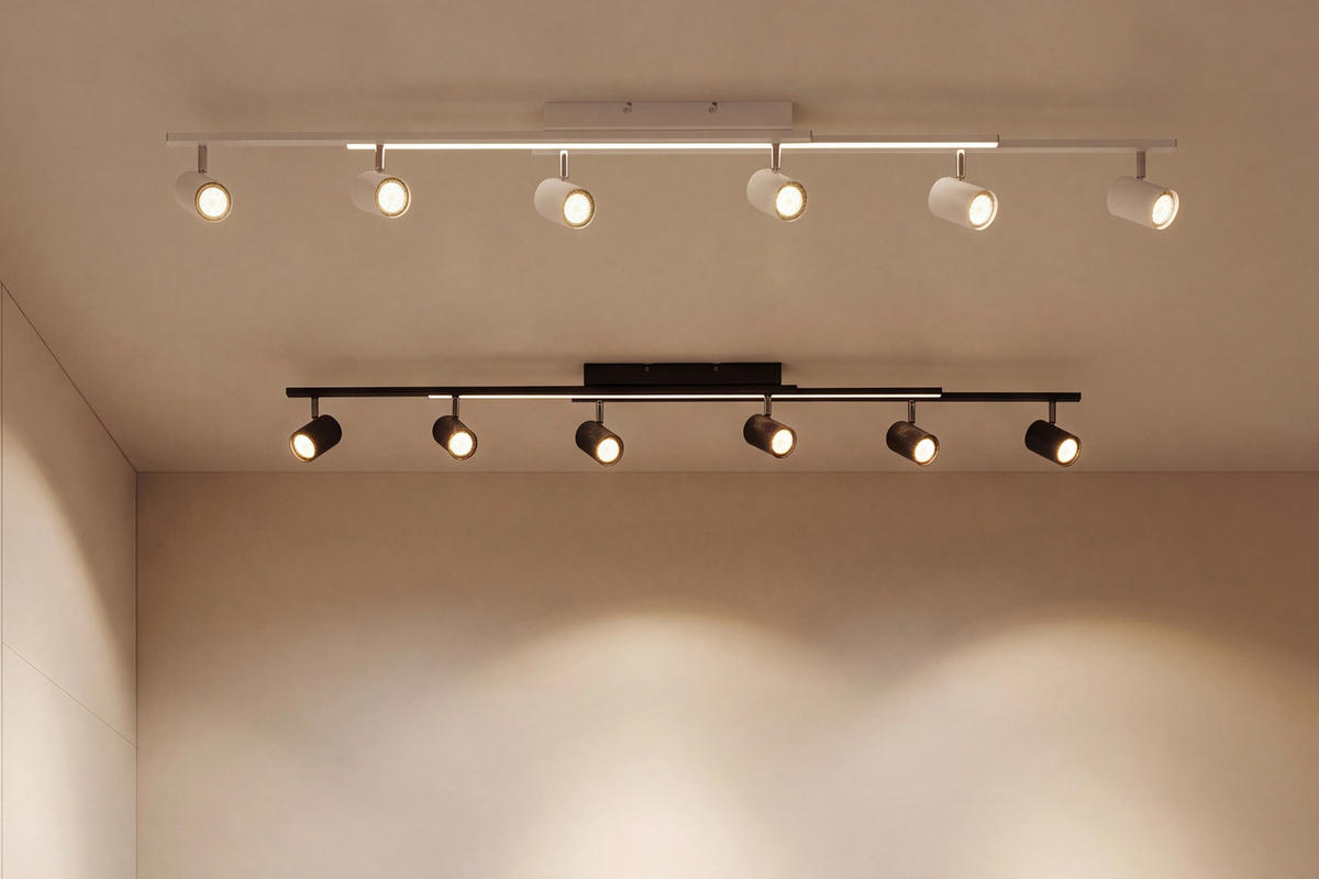 LED-STRAHLER Chason 140/8/14,5 cm  - Schwarz, Basics, Kunststoff/Metall (140/8/14,5cm) - Novel