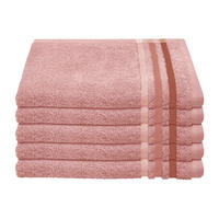 GÄSTETUCHSET Altrosa 5-teilig 30/50 cm  - Altrosa, Basics, Textil (30/50cm) - Schiesser
