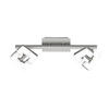 LED-STRAHLER - Nickelfarben, Basics, Metall (34/8/11cm)