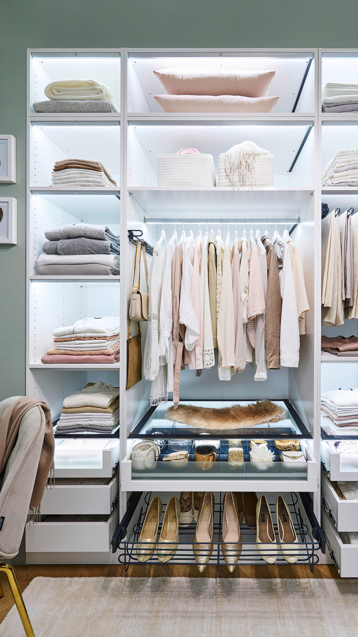 KORPUS ORMARA ZA ODJEĆU  bijela  91/242/57 cm    - bijela, Konvencionalno, drvni materijal (91/242/57cm) - Hom`in