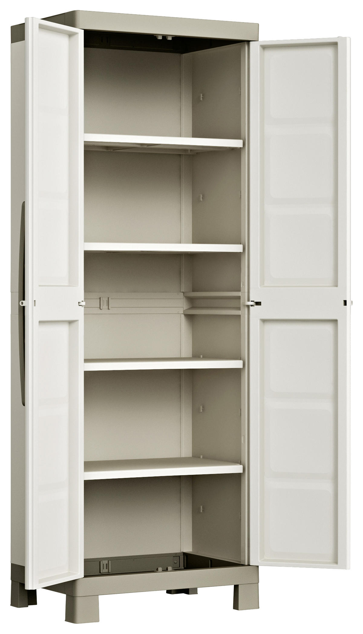 GERÄTESCHRANK  - Taupe/Beige, MODERN, Kunststoff (65/182/45cm) - Keter