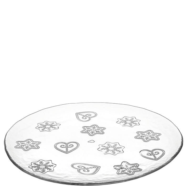 TALÍŘ, sklo, 32,00 cm - průhledné, sklo (32,00cm) - Leonardo