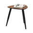 BEISTELLTISCH Kiefer, Walnuss furniert Schwarz, Walnussfarben - Walnussfarben/Schwarz, Design, Holz (40/40/40cm) - Xora