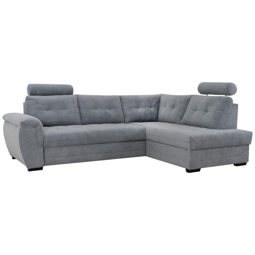 Ecksofa mit Schlaffunktion Falco New Grau 251x183 cm