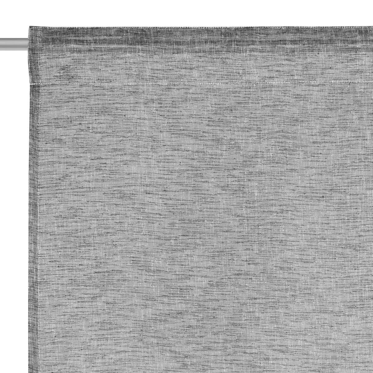 KÉSZFÜGGÖNY részben áttetsző  - antracit, Basics, textil (140/245cm) - Esposa