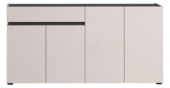 SIDEBOARD  160,2/80,1/42,6 cm 1 Schublade(n)  - Kaschmir/Anthrazit, Design, Holzwerkstoff/Kunststoff (160,2/80,1/42,6cm) - Voleo