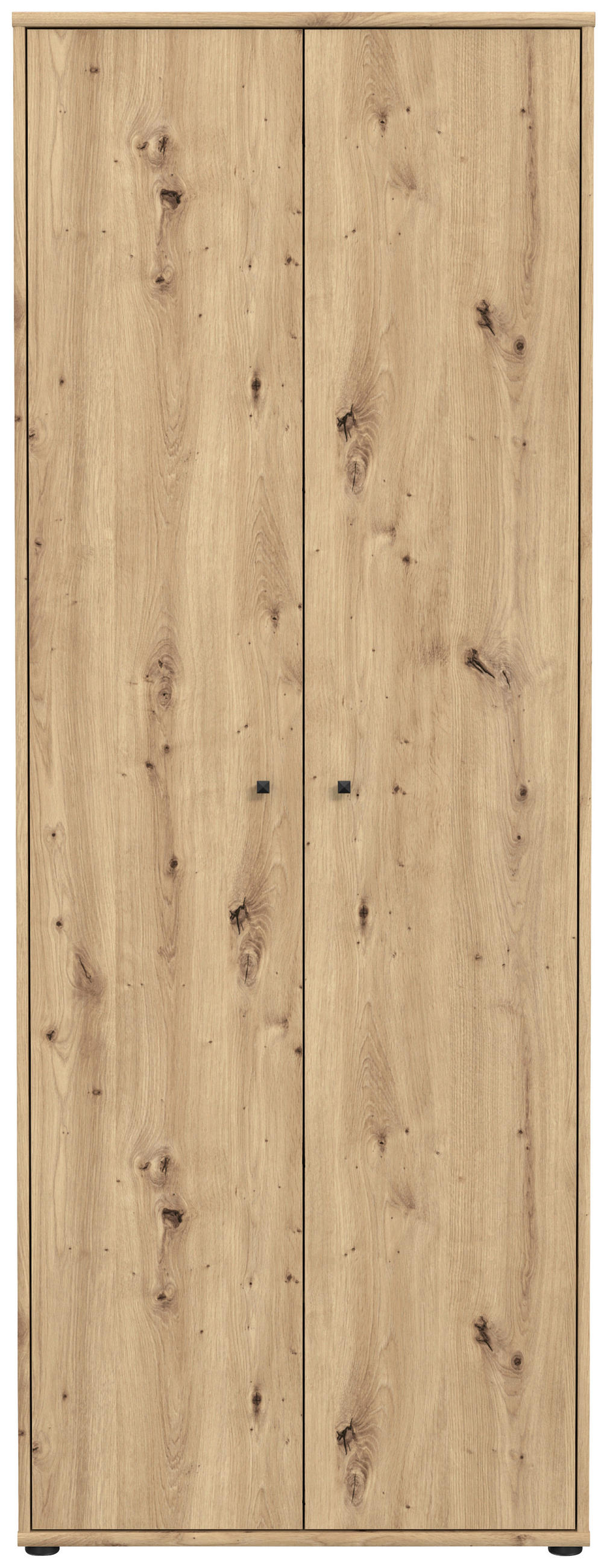 DREHTÜRENSCHRANK in Eiche Artisan  - Eiche Artisan, Design, Holzwerkstoff (73,7/197,5/34,8cm)