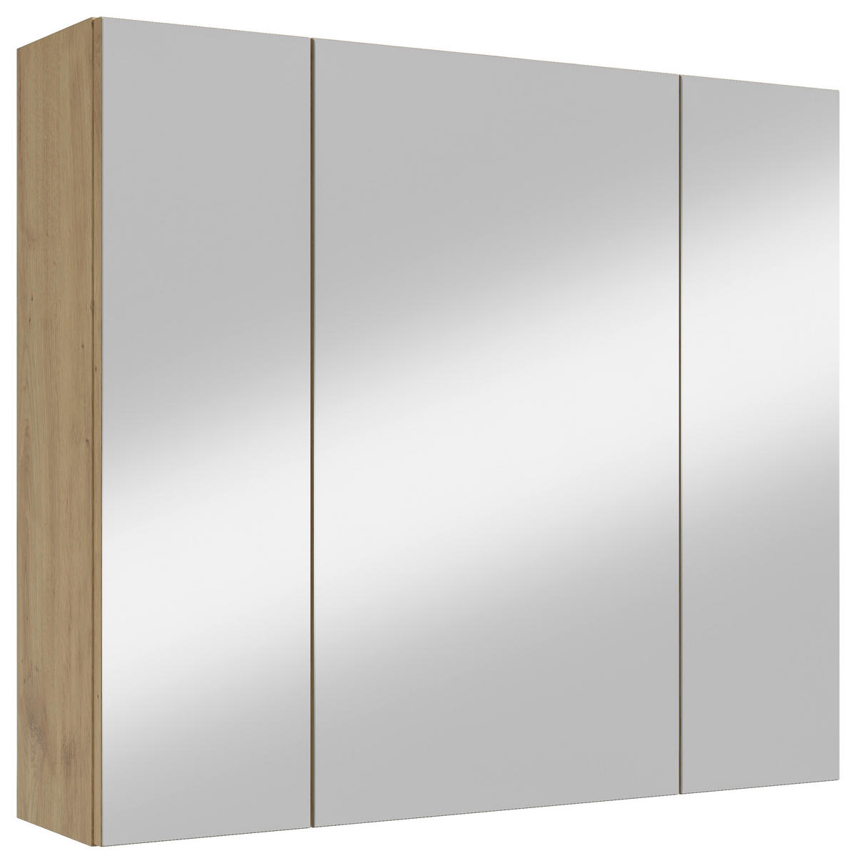SPIEGELSCHRANK 80/70/20 cm  - Eiche Artisan, MODERN, Glas/Holzwerkstoff (80/70/20cm) - MID.YOU