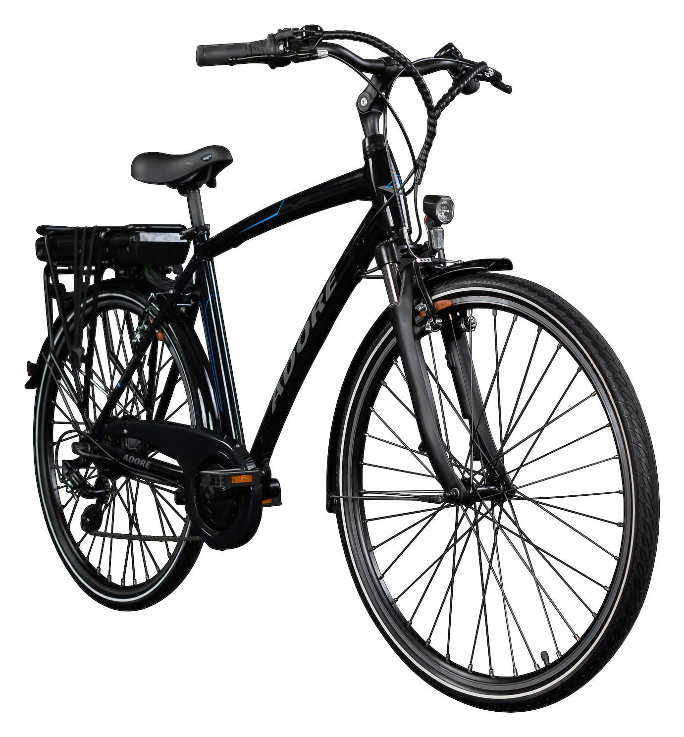 ELEKTROFAHRRAD - Schwarz, Design, Metall - Atrigo