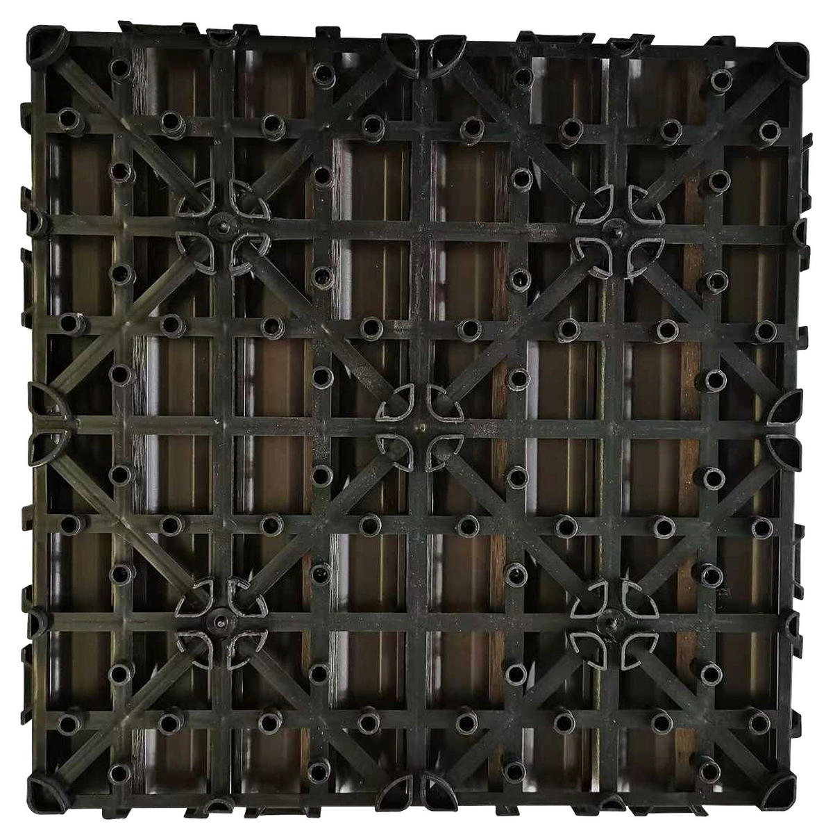 TERRASSENFLIESE WPC MAURICE 30X30CM 11-TLG.  - Cappuccino, KONVENTIONELL, Holzwerkstoff (30/30/2.4cm)