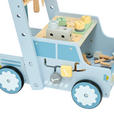 LAUFLERNWAGEN  - Blau/Hellgelb, Basics, Holz/Kunststoff (40/29,5/46cm) - My Baby Lou