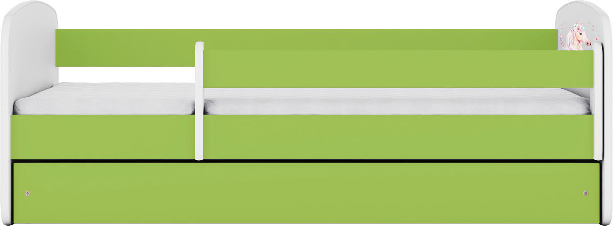 KINDER-/JUNIORBETT - Birkefarben/Weiß, MODERN, Holz/Holzwerkstoff (80/160cm) - MID.YOU