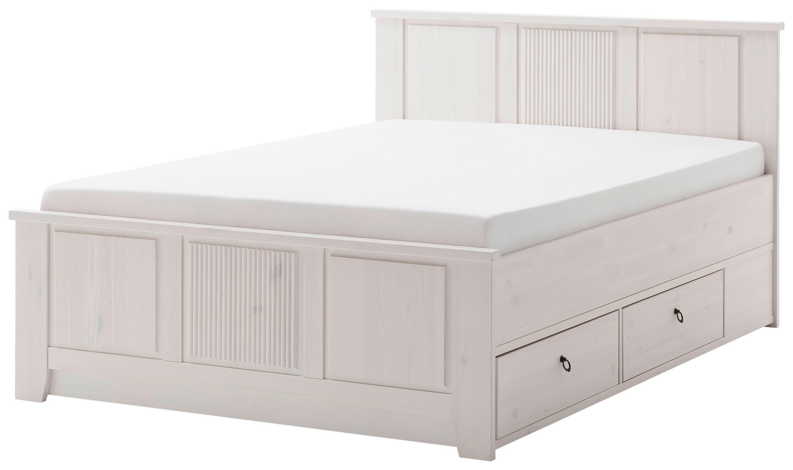 BETT 140/200 cm in Weiß - Weiß, Design, Holz (140/200cm) - Carryhome