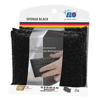 SCHWAMM Sponge  - Schwarz, Basics, Textil (1/1/1cm) - ELO
