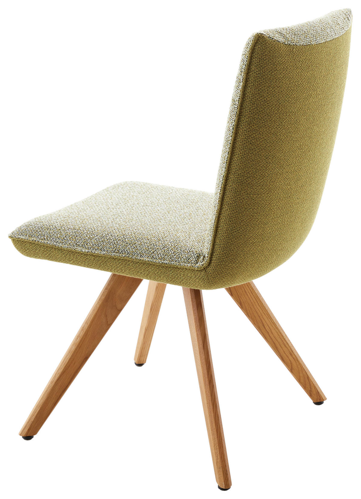 STUHL  in Flachgewebe  - Eichefarben/Hellgrün, Design, Holz/Textil (48/91/63cm) - Koinor