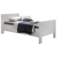 BETT 90/200 cm  in Weiß  - Weiß, KONVENTIONELL (90/200cm) - MID.YOU