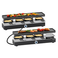 RACLETTE-GRILL  - Anthrazit, Design, Kunststoff (45,5/11/13,9cm) - Trisa Electronics