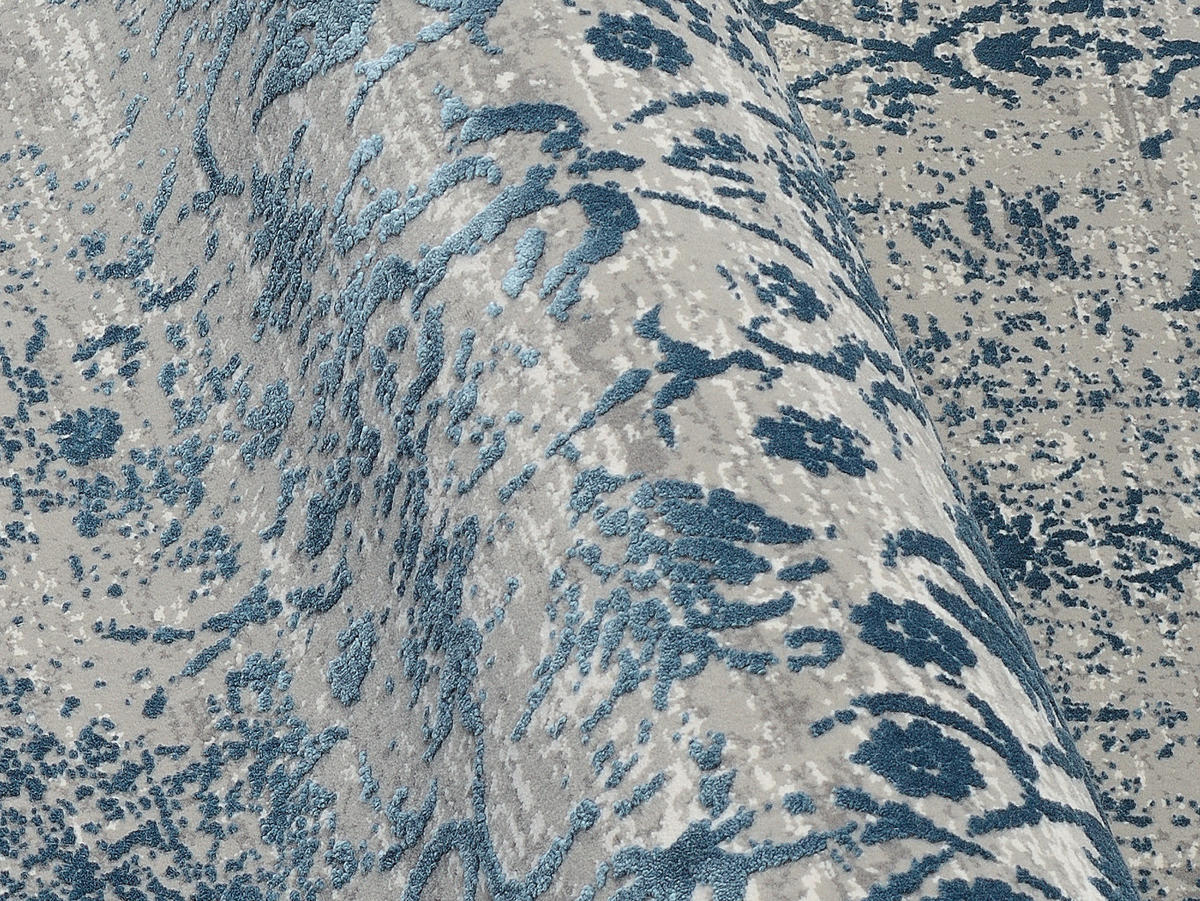 WEBTEPPICH 240/340 cm Blau  - Blau, Design, Textil (240/340cm) - Musterring
