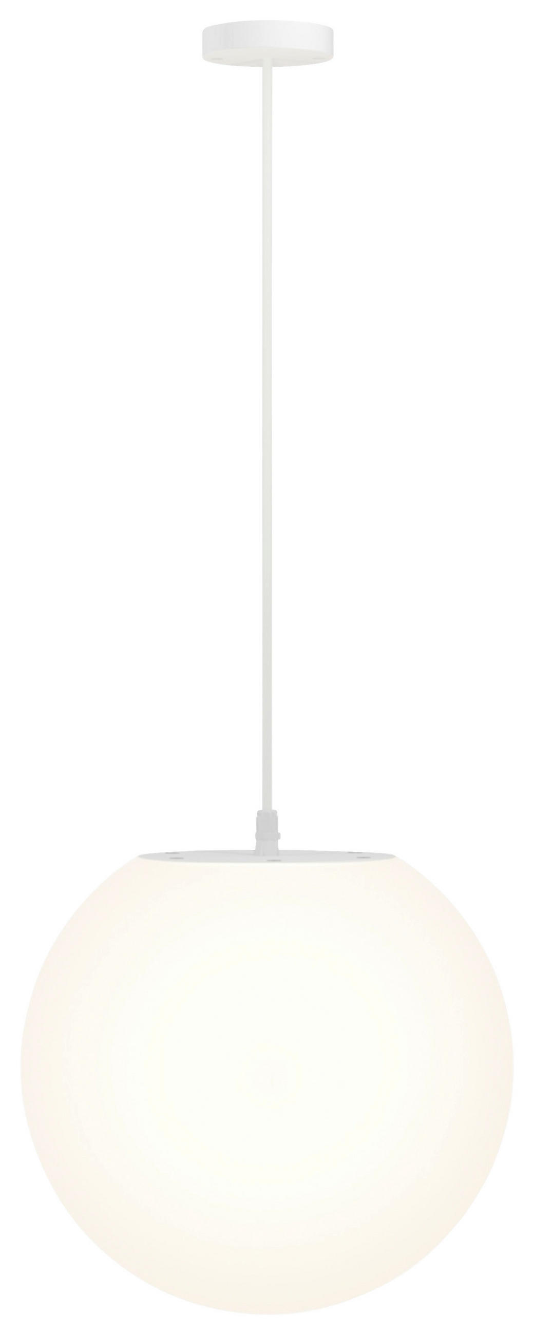 VENKOVNÍ SVÍTIDLO 30/36 cm - bílá, Basics, kov/plast (30/36cm)