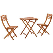 BALKONSET - Akaziefarben, KONVENTIONELL, Holz (60/74/60cm)