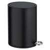 TRETEIMER Monza  - Schwarz, Basics, Kunststoff/Metall (18,5/25,5/18,5cm) - Wenko
