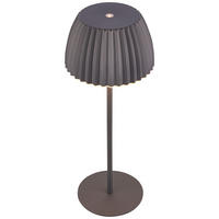 AKKU-TISCHLEUCHTE 14,5/36,5 cm  - Schwarz, Basics, Kunststoff/Metall (14,5/36,5cm)